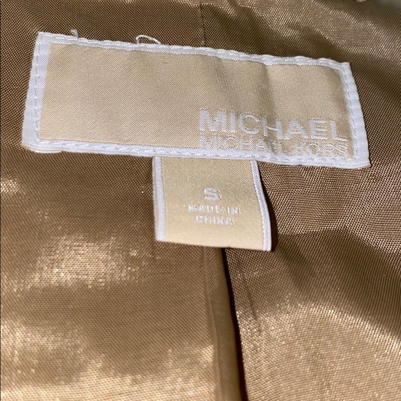 Michael Kors Camel Wool Pea Coat size Small - Picture 6 of 11